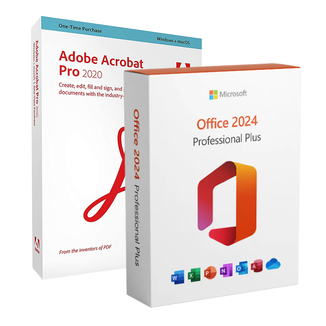 Microsoft Office 2024 Pro Plus + Adobe Acrobat Pro 2020